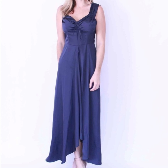 NWT 𝅺CURRENT Air Los Angeles Women’s Navy Blue Formal Event Dress! (NWT) - Picture 1 of 8